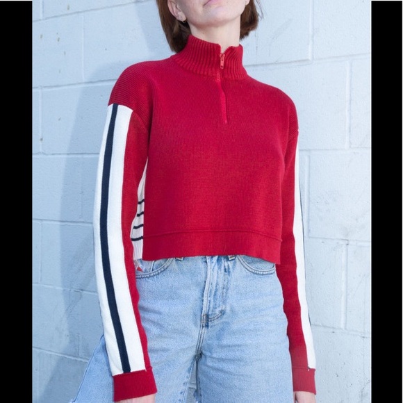 Brandy Melville 1/4 zip aurora sweater - Picture 1 of 4